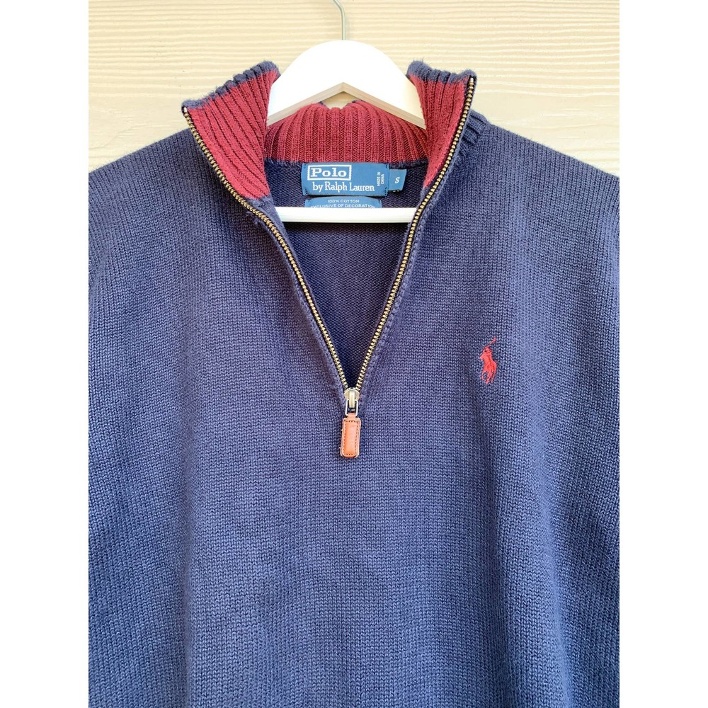 Polo by Ralph Lauren Vintage Sweater Cotton Small - Picture 2 of 7